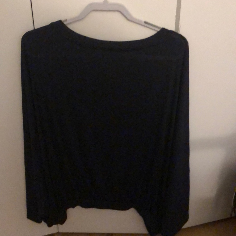 Long sleeve black top